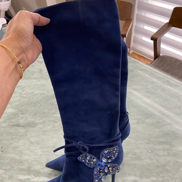 Sergio Rossi Pelle Royal Oceano boots. - Picture 7 of 8